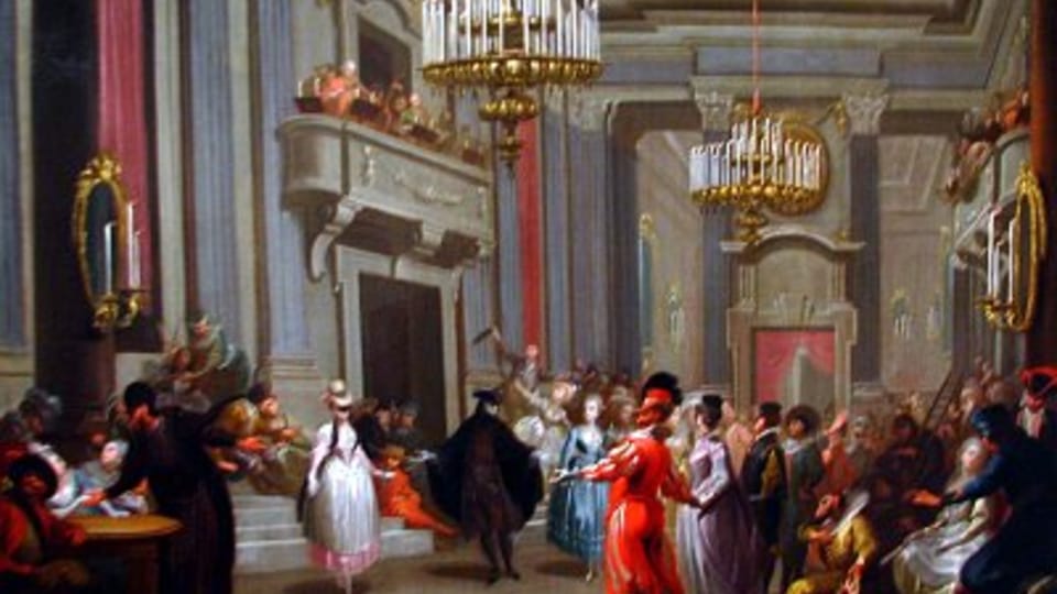 Johann Josef Karl Henrici, Maškarní ples, 1776 Johann Josef Karl Henrici, Maškarní ples, 1776