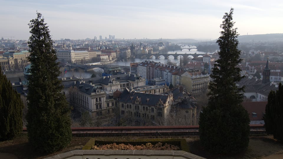 Výhled z Kramářovy vily na Prahu, foto: Ondřej Tomšů Výhled z Kramářovy vily na Prahu, foto: Ondřej Tomšů