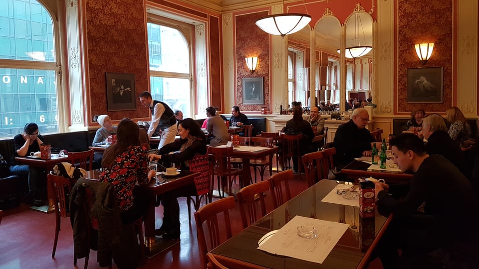 Café Louvre, foto: Ondřej Tomšů Café Louvre, foto: Ondřej Tomšů