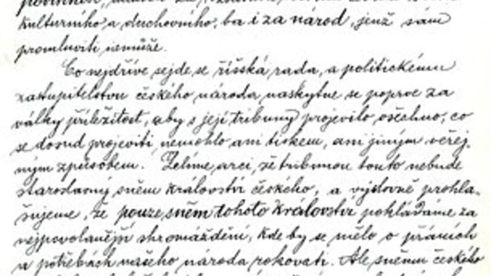 Manifest českých spisovatelů Manifest českých spisovatelů