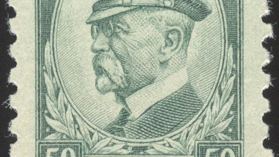 Tomáš Garrigue Masaryk, foto: archiv Poštovního muzea Tomáš Garrigue Masaryk, foto: archiv Poštovního muzea
