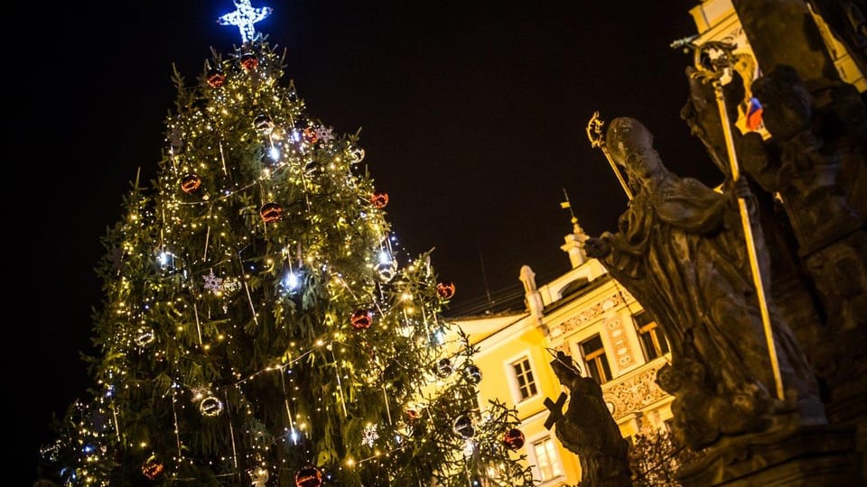 Vánoční strom v Pardubicích,  foto: Jan Ptáček