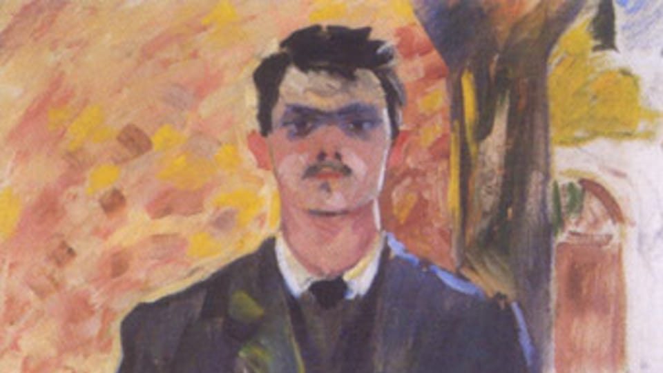 Václav Špála,  autoportrét  (1908)