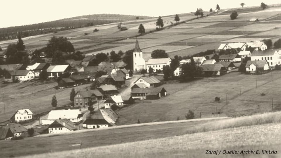 Zaniklá obec Zhůří  (Kepelské),  foto: archiv Emila Kintzla