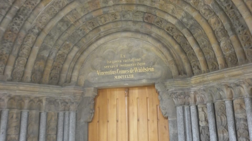 Rajská brána, Bazilika sv. Prokopa v Třebíči | Foto: Radio Prague International Rajská brána, Bazilika sv. Prokopa v Třebíči | Foto: Radio Prague International