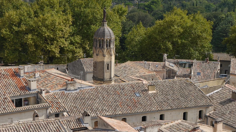 Uzès,  věž mediatéky,  foto: Magdalena Hrozínková