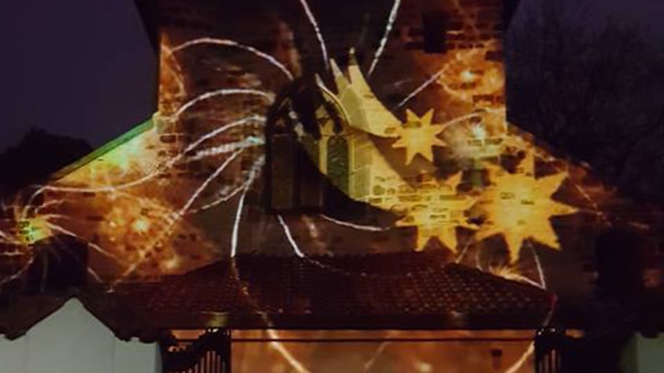 Videomapping Vánoční odysea,  foto: Zdeňka Kuchyňová