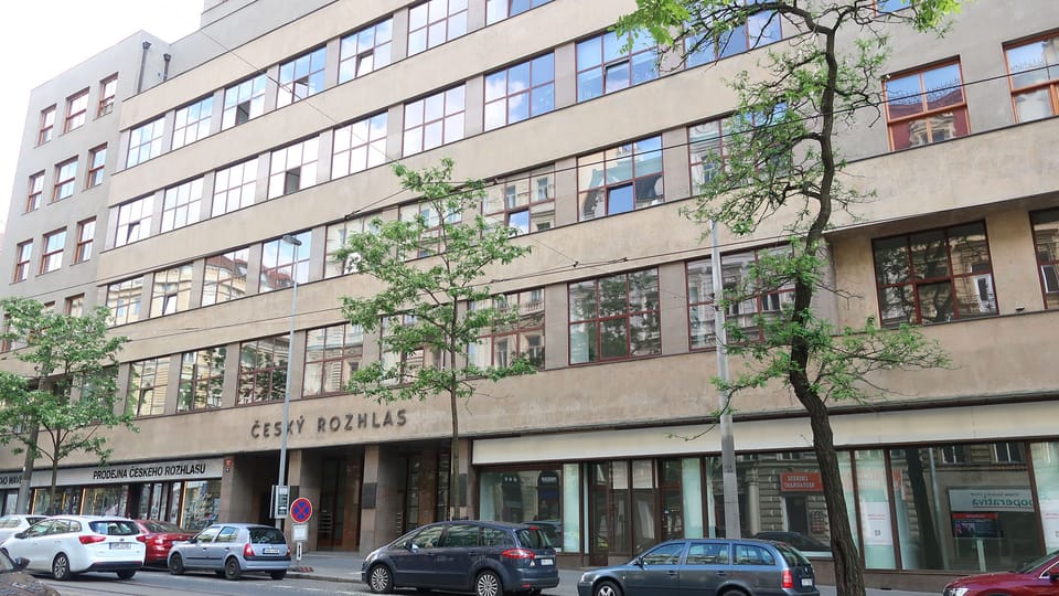 Hlavní budova Českého rozhlasu v Praze na Vinohradské třídě. Foto: Lenka Žižková Hlavní budova Českého rozhlasu v Praze na Vinohradské třídě. Foto: Lenka Žižková