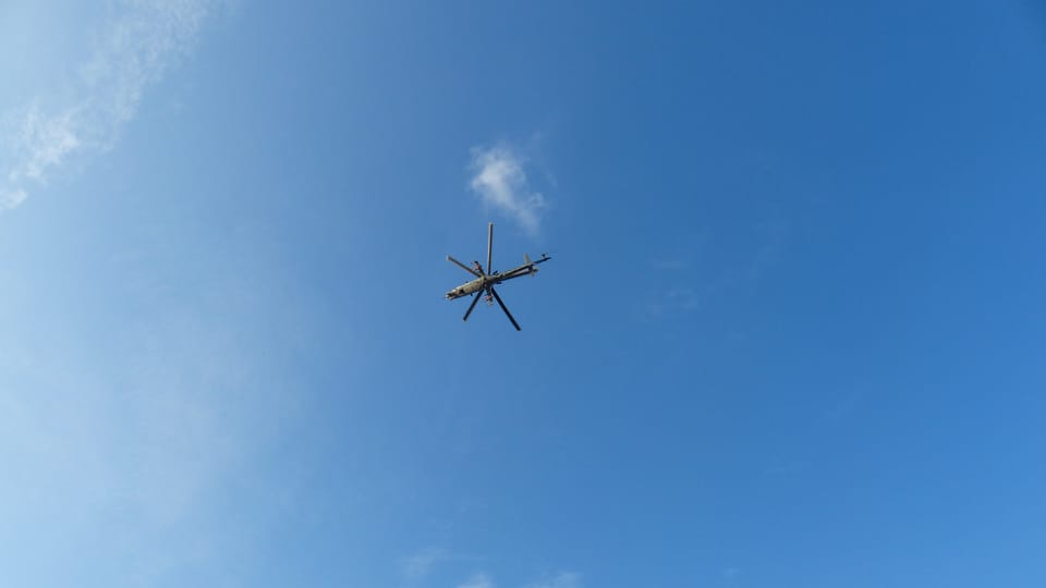 Helikoptéra,  foto: Klára Stejskalová