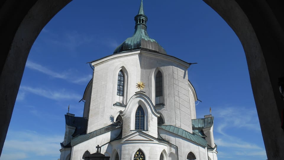 Kostel sv. Jana Nepomuckého na Zelené hoře | Foto: Magdalena Kašubová,  Radio Prague International