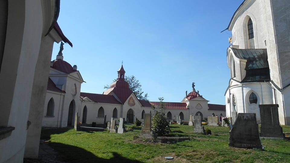 Poutní kostel sv. Jana Nepomuckého na Zelené hoře | Foto: Magdalena Kašubová,  Radio Prague International
