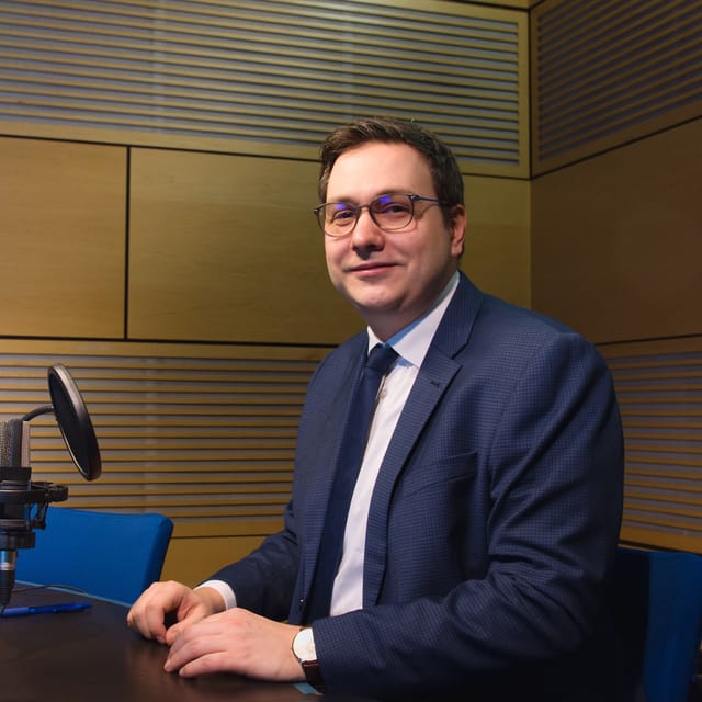Jan Lipavský ve studio RPI | Foto: Barbora Navrátilová, Radio Prague International
