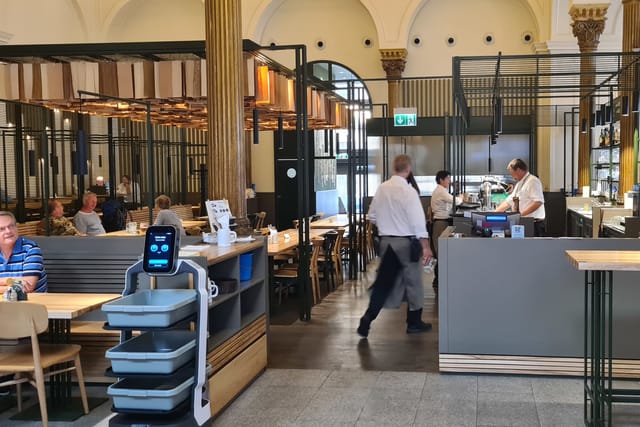 Nádražní restaurace - Masarykovo nádraží v Praze | Foto: Klára Stejskalová,  Radio Prague International