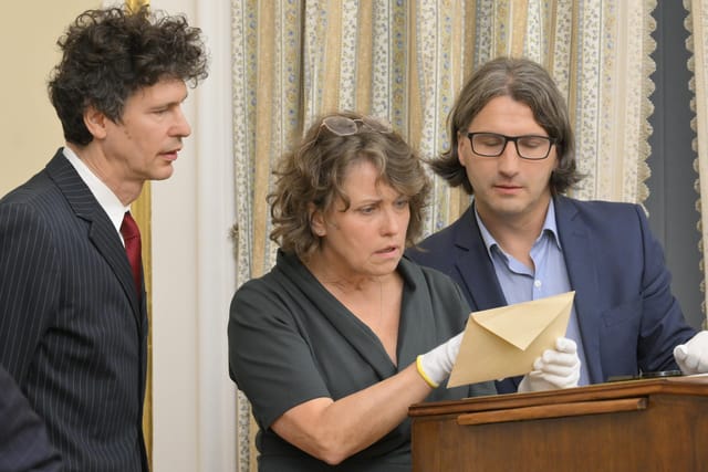 Zleva: Tomáš Kotík,  Dagmar Hájková a Milan Vojáček | Foto: Khalil Baalbaki,  Český rozhlas