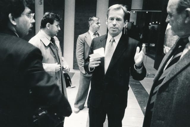 Václav Havel,  foto: Radan Boček,  Post Bellum