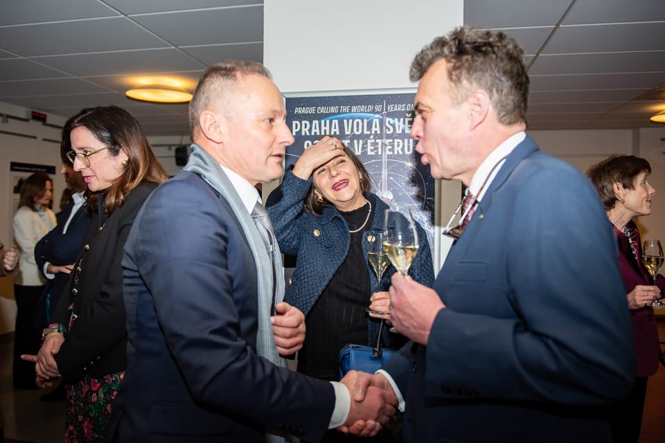 Zvláštní zmocněnec pro krajanské záležitosti Jiří Krátký a senátor Tomáš Czernin | Foto: Hana Řeháková, Radio Prague International Zvláštní zmocněnec pro krajanské záležitosti Jiří Krátký a senátor Tomáš Czernin | Foto: Hana Řeháková, Radio Prague International
