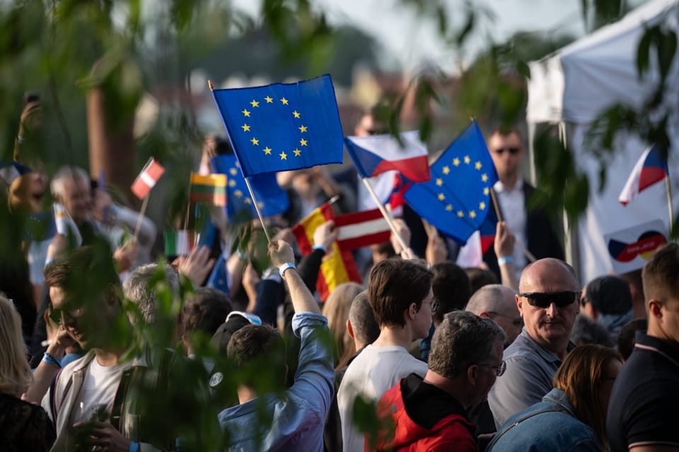 Česko si připomnělo 20 let vstupu země do EU | Foto: René Volfík, iROZHLAS.cz Česko si připomnělo 20 let vstupu země do EU | Foto: René Volfík, iROZHLAS.cz