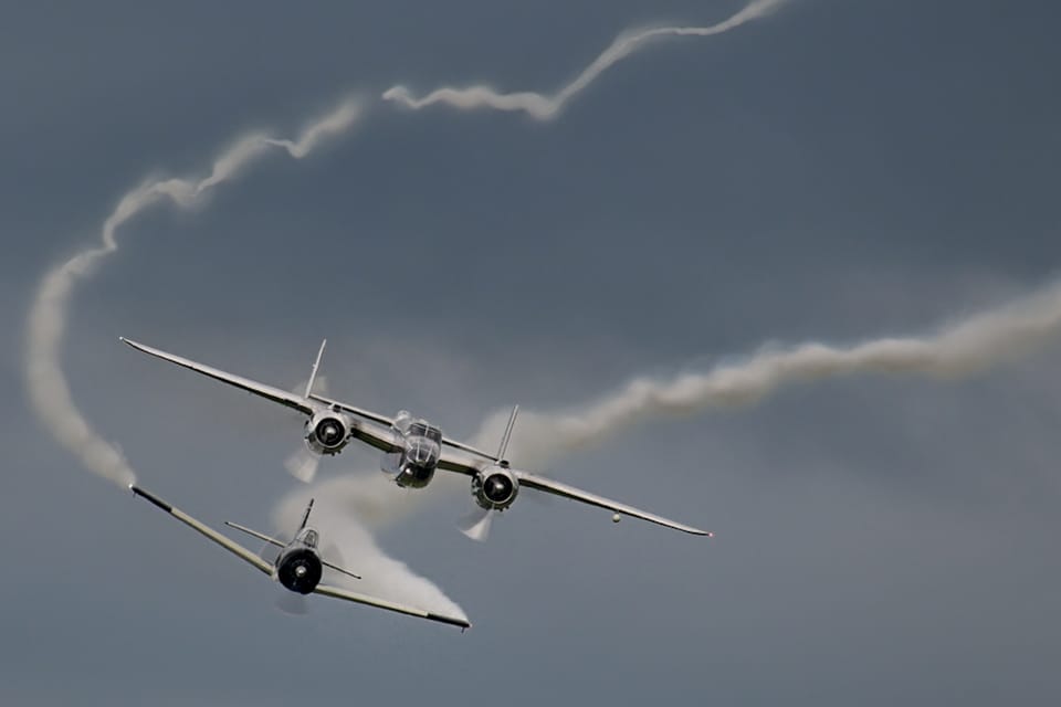 Aviatická pouť v Pardubicích 2025 | Foto: Petr Bušta, Český rozhlas Aviatická pouť v Pardubicích 2025 | Foto: Petr Bušta, Český rozhlas