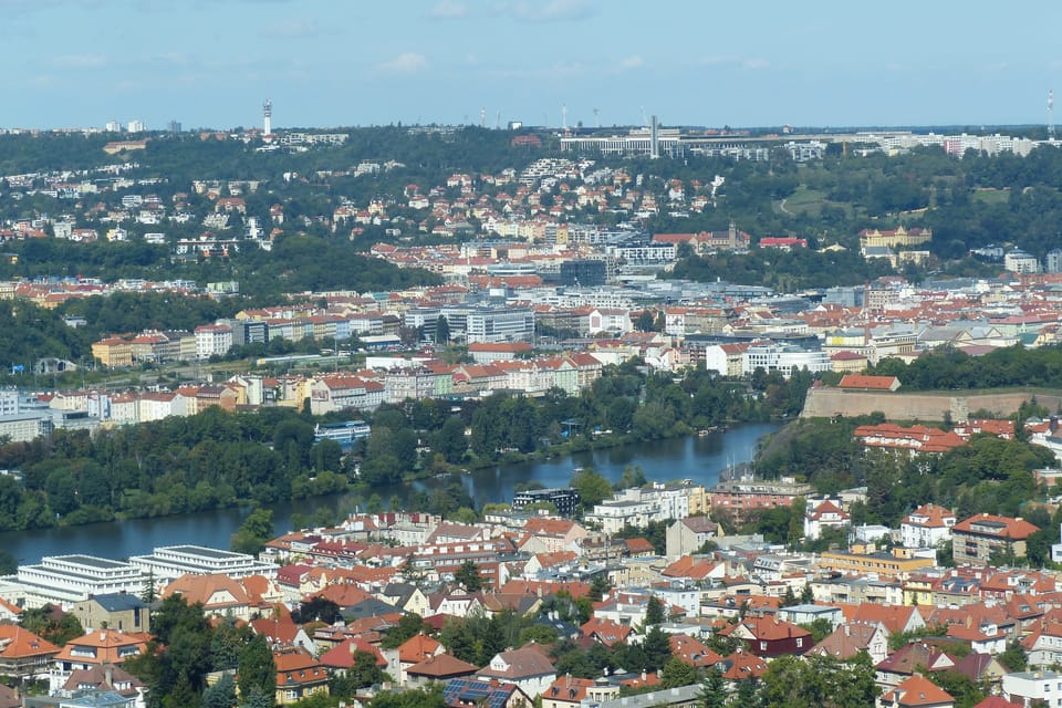 Praha z výšky,  foto: Klára Stejskalová