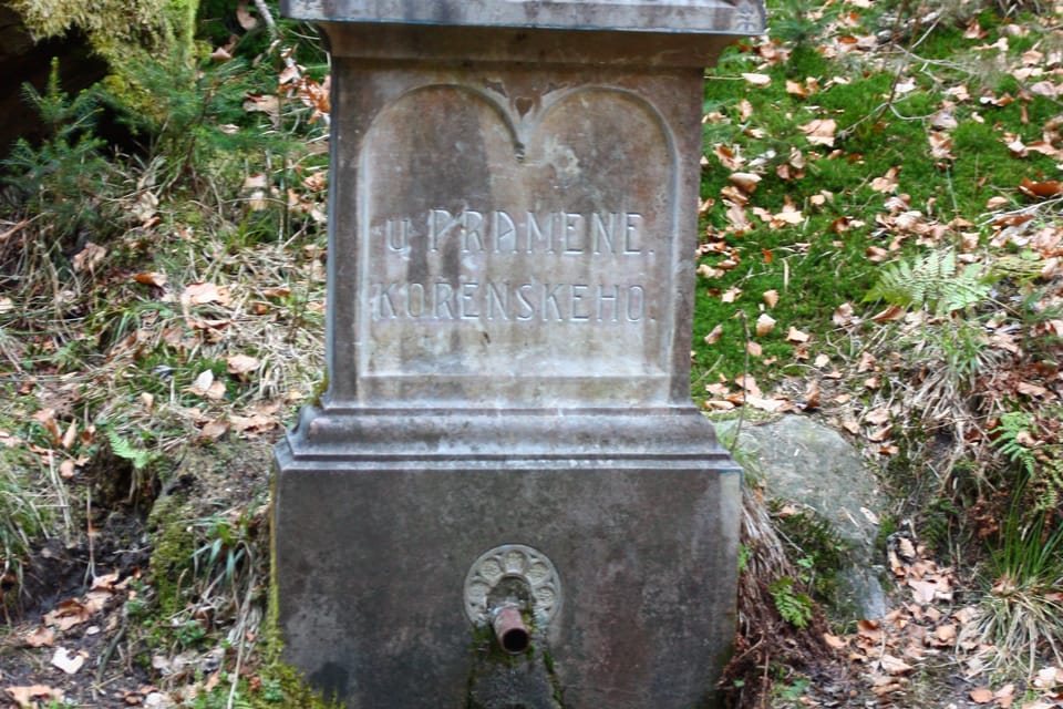 Hrubé skály - Kořenského pramen, foto: Štěpánka Budková Hrubé skály - Kořenského pramen, foto: Štěpánka Budková