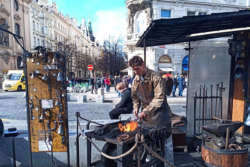 Velikonoční trhy na Staroměstském náměstí | Foto: Hana Slavická, Radio Prague International Velikonoční trhy na Staroměstském náměstí | Foto: Hana Slavická, Radio Prague International