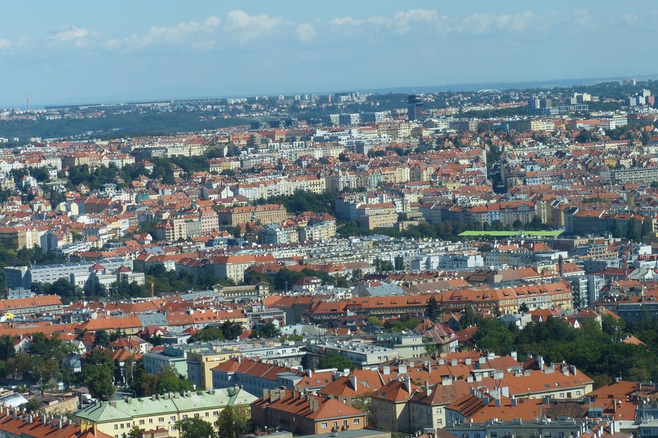 Praha z výšky,  foto: Klára Stejskalová