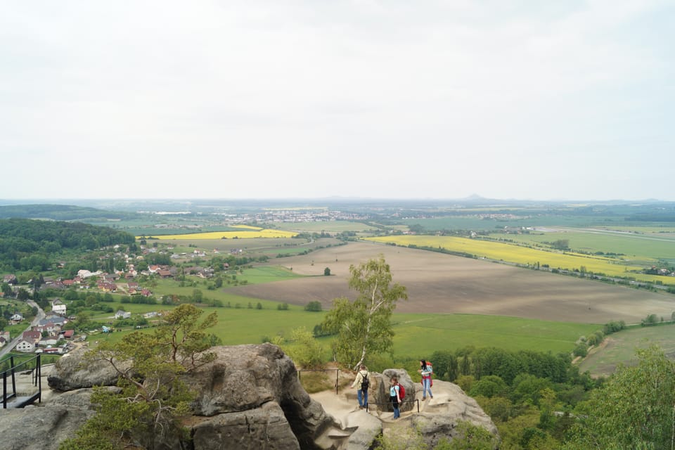 Příhrazské skály - vyhlídka v Drábských světničkách, foto: archiv ČRo - Radio Prague International Příhrazské skály - vyhlídka v Drábských světničkách, foto: archiv ČRo - Radio Prague International