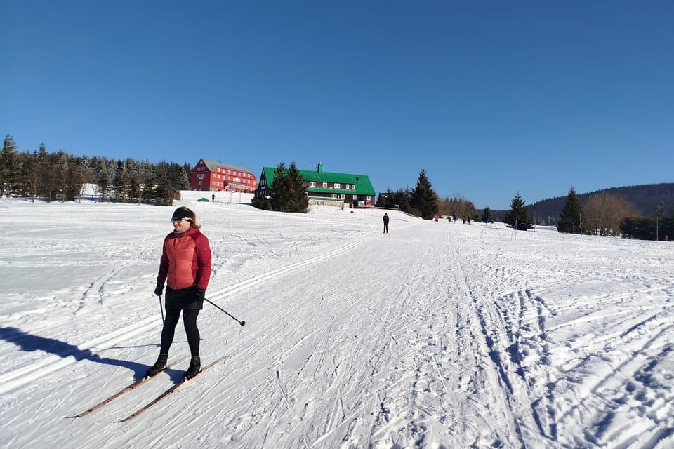 Lučiny se nachází na hřebeni nad Pecí pod Sněžkou | Foto: Barbora Němcová, Radio Prague International Lučiny se nachází na hřebeni nad Pecí pod Sněžkou | Foto: Barbora Němcová, Radio Prague International