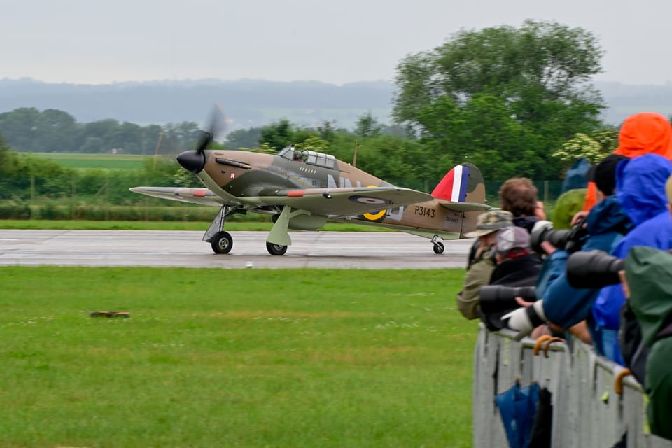 Hawker Hurricane z Leteckého muzea Točná | Foto: Petr Bušta, Český rozhlas Hawker Hurricane z Leteckého muzea Točná | Foto: Petr Bušta, Český rozhlas