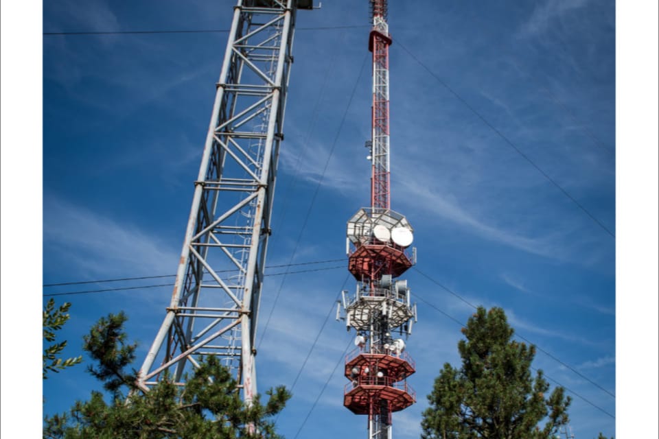 Televizní a radio vysílač Javořice v regionu Vysočina, foto: Andrea Filičková Televizní a radio vysílač Javořice v regionu Vysočina, foto: Andrea Filičková