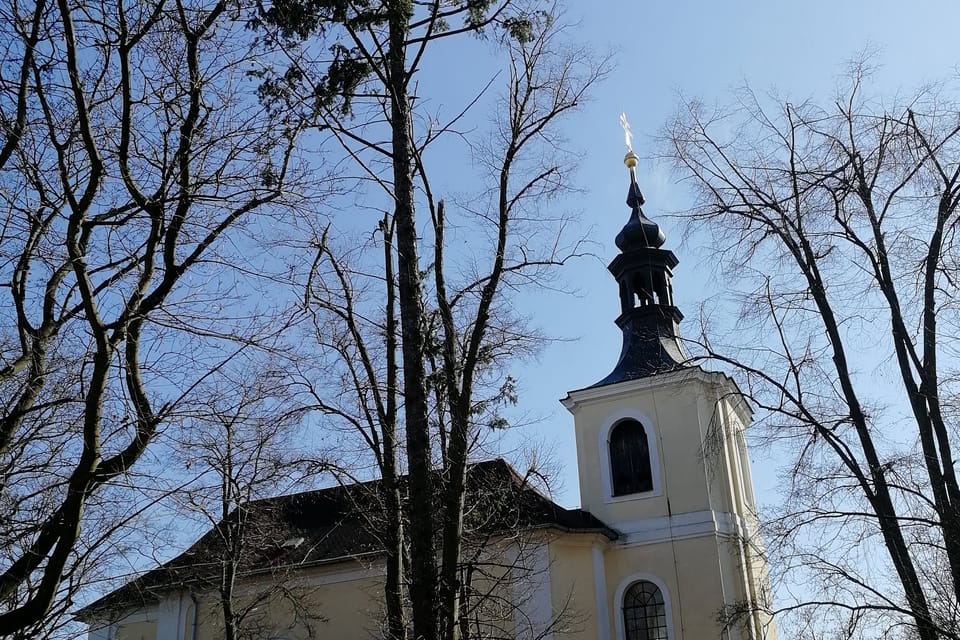 Kostel sv. Jana Nepomuckého, foto: Štěpánka Budková Kostel sv. Jana Nepomuckého, foto: Štěpánka Budková