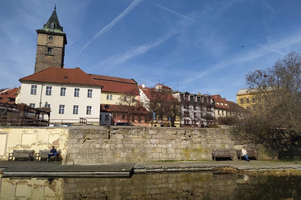Mlýnská strouha v Plzni | Foto: Kateřina Dobrovolná, Český rozhlas Mlýnská strouha v Plzni | Foto: Kateřina Dobrovolná, Český rozhlas