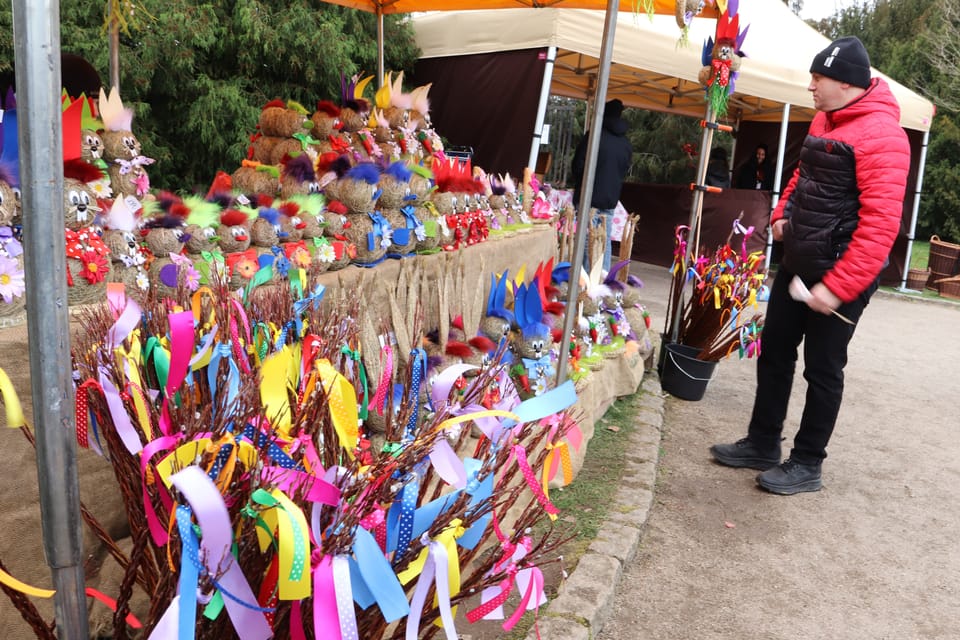 Velikonoční řemeslné trhy na zámku Sychrov | Foto: Barbora Němcová,  Radio Prague International