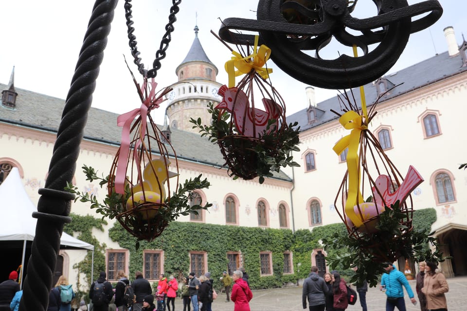 Velikonoční řemeslné trhy na zámku Sychrov | Foto: Barbora Němcová, Radio Prague International Velikonoční řemeslné trhy na zámku Sychrov | Foto: Barbora Němcová, Radio Prague International