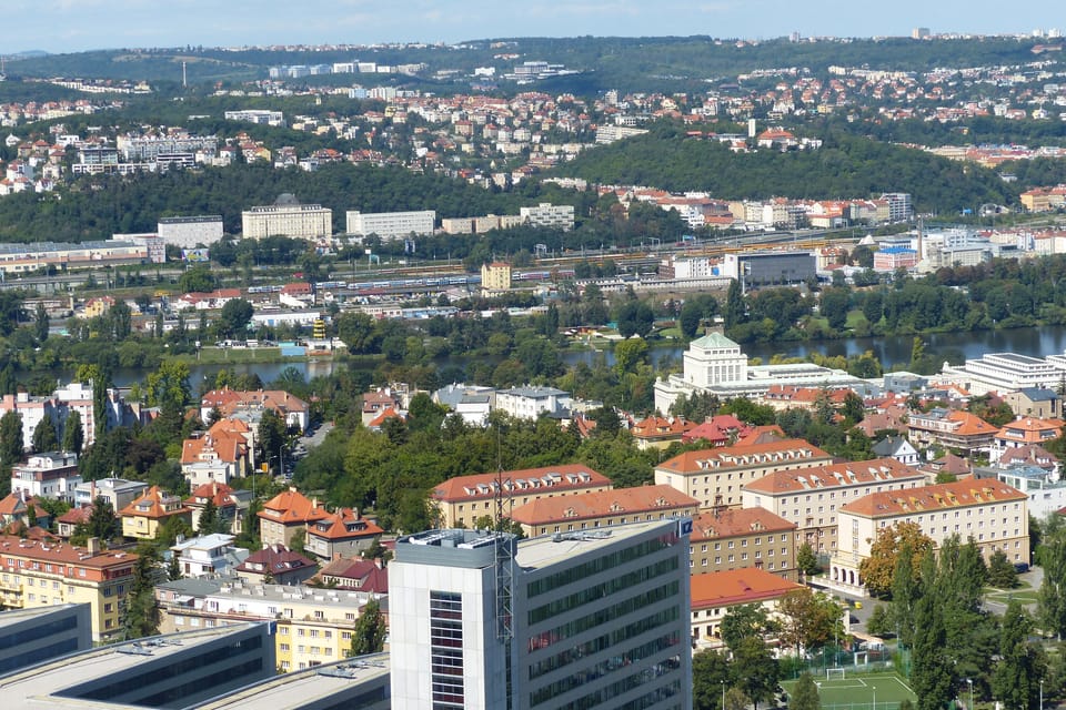 Praha z výšky, foto: Klára Stejskalová Praha z výšky, foto: Klára Stejskalová