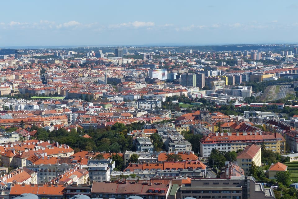 Praha z výšky,  foto: Klára Stejskalová