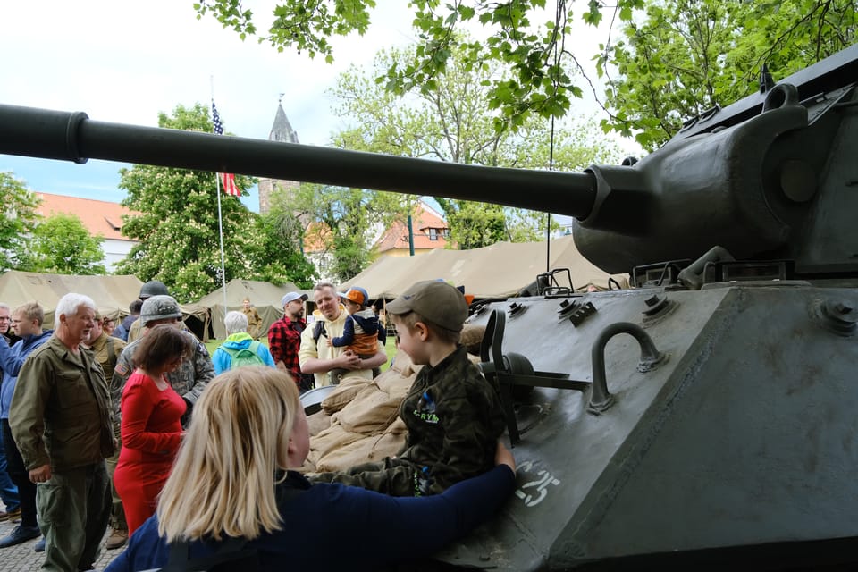 Vojenská technika americké armády | Foto: Bohumil Šimčík, Radio Prague International Vojenská technika americké armády | Foto: Bohumil Šimčík, Radio Prague International