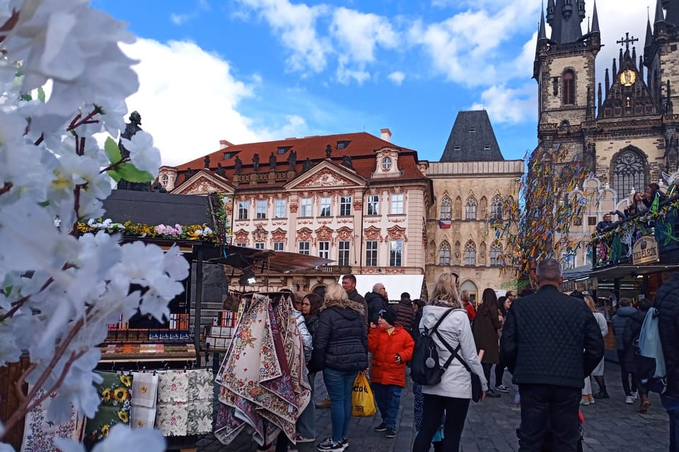 Velikonoční trhy na Staroměstském náměstí | Foto: Hana Slavická, Radio Prague International Velikonoční trhy na Staroměstském náměstí | Foto: Hana Slavická, Radio Prague International