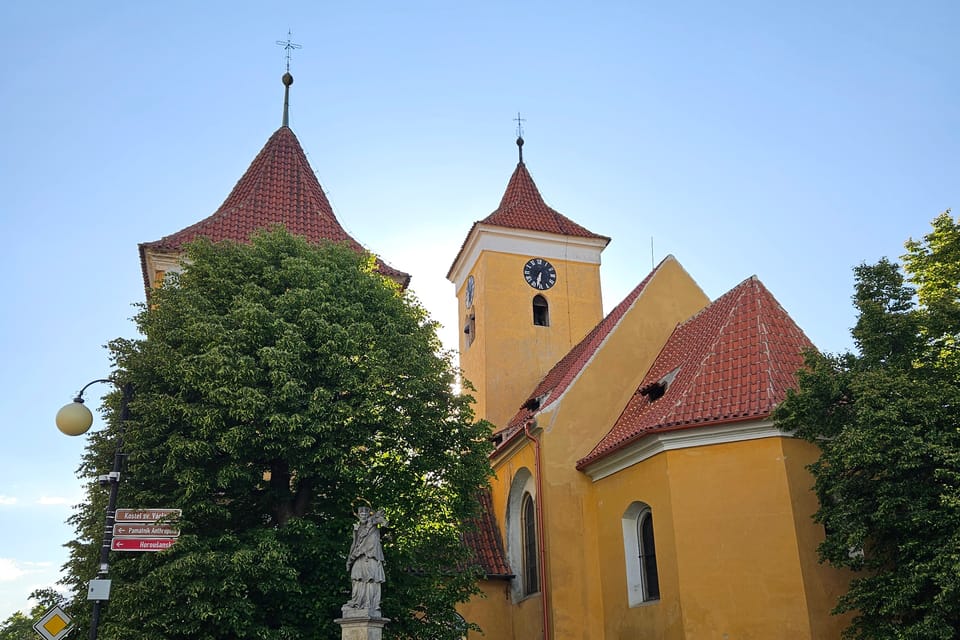 Kostel sv. Václava v Nehvizdech | Foto: Štěpánka Budková,  Radio Prague International