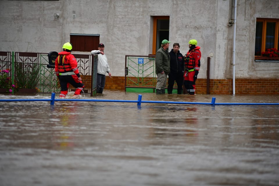 Dobrovolní hasiči v Hrochově Týnci | Foto: Honza Ptáček,  Český rozhlas