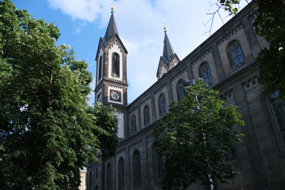 Kostel sv. Cyrila a Metoděje v Karlíně | Foto: Bohumil Šimčík, Radio Prague International Kostel sv. Cyrila a Metoděje v Karlíně | Foto: Bohumil Šimčík, Radio Prague International