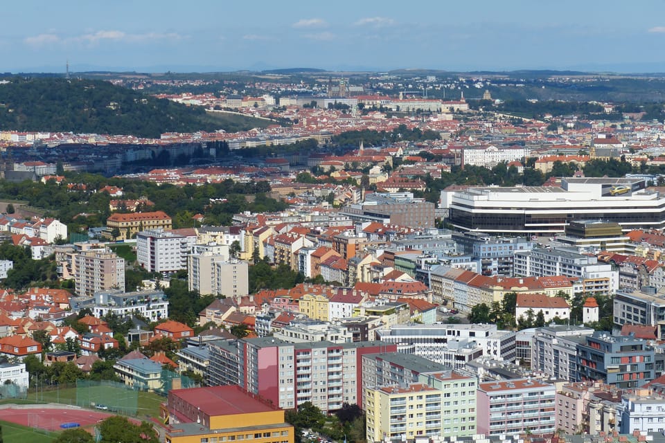 Praha z výšky,  foto: Klára Stejskalová