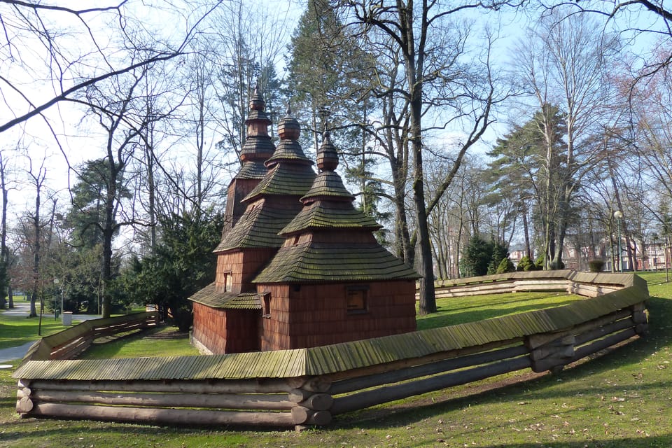 Dřevěný kostel sv. Mikuláše v Hradci Králové | Foto: Klára Stejskalová,  Radio Prague International