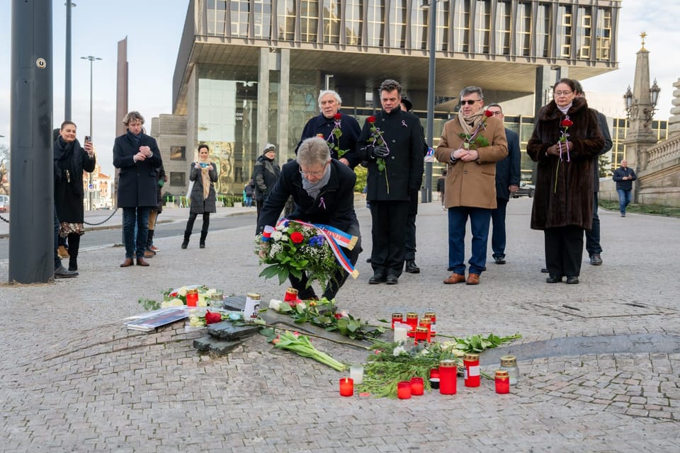 Pieta k výročí upálení Jana Palacha | Foto: Zuzana Jarolímková,  iROZHLAS.cz