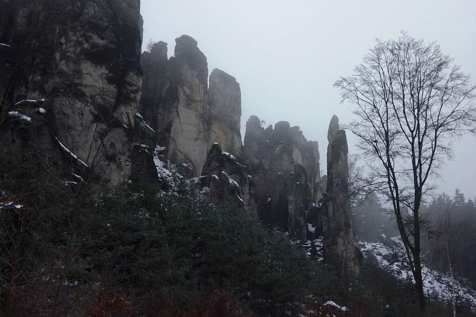 Prachovská jehla v Prachovských skalách,  foto: Jan Chalupa