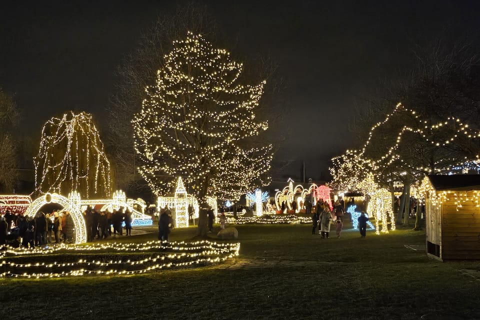 Světelný park ve Žlutých lázních | Foto: Klára Stejskalová,  Radio Prague International
