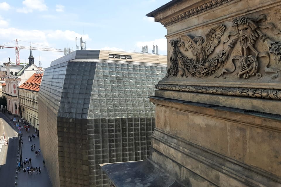 Vyhlídka z terasy Národního divadla, Národní třída | Foto: Lenka Žižková, Radio Prague International Vyhlídka z terasy Národního divadla, Národní třída | Foto: Lenka Žižková, Radio Prague International