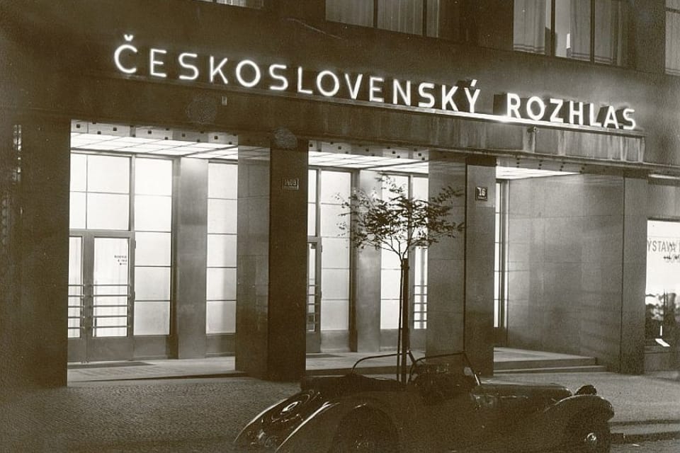 Budova Československého rozhlasu ve Vinohradské ulici v Praze  (1930) | Foto: APF Český rozhlas