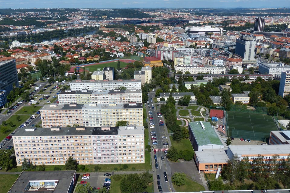 Praha z výšky,  foto: Klára Stejskalová