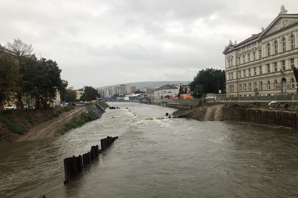 Řeka Svratka v Brně 13.9. 2024 | Foto: Marie Starostová,  iROZHLAS.cz